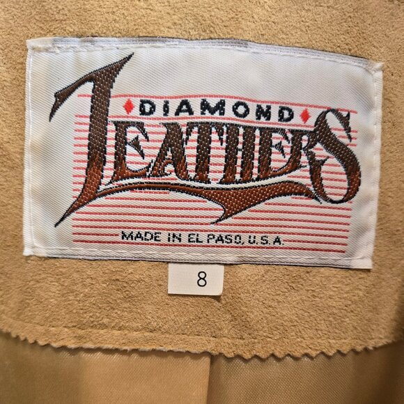 Amazing Floral Beaded Suede Leather Coat Dress by Diamond Leathers - Picture 2 of 12